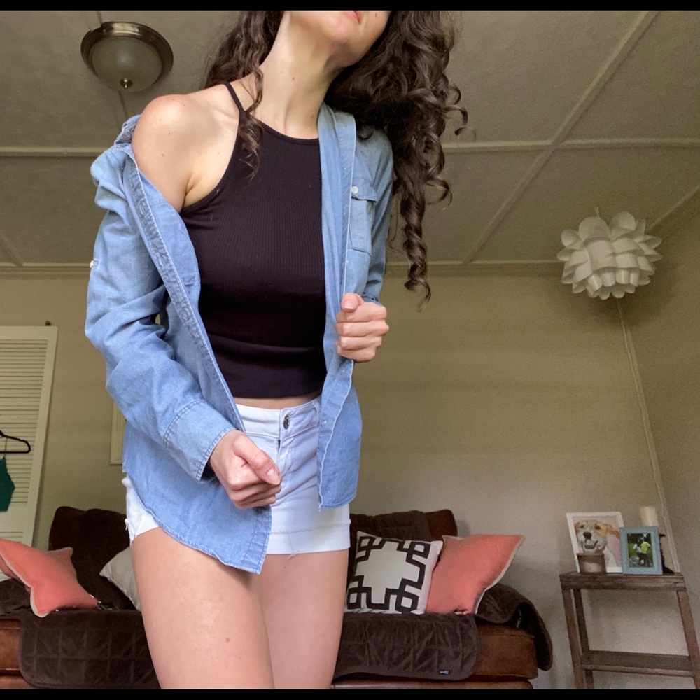 J Crew Chambray Button Down